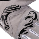 Anti-Slip Elastic Wear-Resistant Sweat Wiping Full Finger Cycling Gloves Fitness Breathable Shockproof Mittens 1 Pair Rose