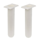2Pcs Strong Plastic Flush Mount Fishing Rod Holder Lightweight 90 Degree