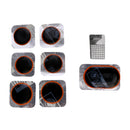 10 Pieces Bike Tyre Puncture Repair Kit Patches Abrasive Scraper Rubber Adhesive