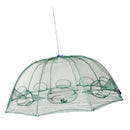 Folded Fishing Net - Portable Folded Landing Net Fish Shrimp Cage Minnow Crayfish Crab Baits Cast Mesh Trap Fishing Tackle Tool