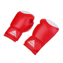 1 Pair Of Muay Thai Kickboxing Sandbag Punching Gloves Red