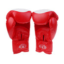 1 Pair Of Muay Thai Kickboxing Sandbag Punching Gloves Red