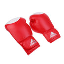 1 Pair Of Muay Thai Kickboxing Sandbag Punching Gloves Red
