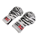 Adult PU Leather Boxing Gloves Punch Bag Tiger Design Cool Sparring Kickboxing Fighting MMA Mitts