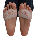 1 Pair Forefoot Toe Pad Cushions Half Insole Shock Absorption High Heels Foot Protection Toe Separator