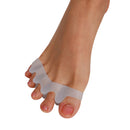 1 Pair Soft Elastic Toe Straighteners 5 Hole Silicone Gel Separators Bunion