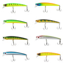 43pcs/Set 3D Eyes Artificial Baits Fish Fishing Lures 6 Models with VMC Hook