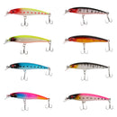 43pcs/Set 3D Eyes Artificial Baits Fish Fishing Lures 6 Models with VMC Hook
