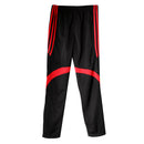 Men Fashionable Clothing Sports Jogging Casual Wear Pants Trousers Fitness Jogger Sweatpants Black And Red XXL