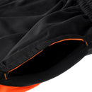 Men Fashionable Clothing Sports Jogging Casual Wear Pants Trousers Fitness Jogger Sweatpants Black And Orange L