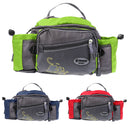Multifunctional Adjustable Shoulder Straps Multi Pocket Fishing Tackle Bag for Fishing Gear Hunting Cycling Camping Bag Red