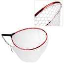 Fly Fishing Landing Net Carp Trout Catch Rubber Landing Net with Safety Line