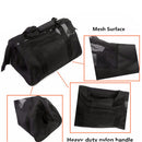 Fishing Wader Bag PVC Mesh Venting Fly Fishing Reel Line Tackle Orgnizer Storage HandBag Black