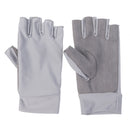 1 Pair Men Women Sun Gloves Half Finger Fly Fishing Gloves Anti-UV Sun Protection Mitts 50+ UPF