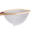 Fly Fishing Net Trout Catch Rubber Landing Net Fish Net with Wooden Handle