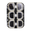 Magnetic Plastic Fish Hook Box Fishing Tackle Organizer Swivels Lures Holder 6 Compartments