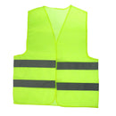 High Visibility Safety Security Vest Secure Vest with Lime Reflective Stripe