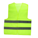 High Visibility Safety Security Vest Secure Vest with Lime Reflective Stripe