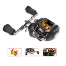 Right Handed Baitcasting Reel - Ultra Smooth 9 + 1 Shielded Ball Bearings Centrifugal Brake Fishing Reels for Bass Pike Carp Coarse Sea Predator Fishing