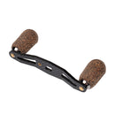 110mm/4.33inch Cartbon Fiber Fishing Spinning Reel Handle for Baitcasting Two Bearings