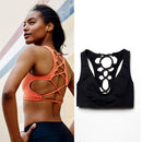 Women Girls Sports Athletic Gym Yoga Sports Exercise Wear Stretch Sports Back Sports Strappy Design Bra Black S