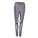 Women Ladies Sports Fitness Leggings Exercise Yoga Jumpsuit M Greyish white