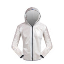 Waterproof Men Raincoat Jacket Cycling Rain Jersey 3XL White