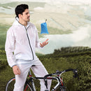 Waterproof Men Raincoat Jacket Cycling Rain Jersey 3XL White