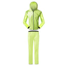 Waterproof Men Raincoat Jacket Cycling Rain Jersey XL Green