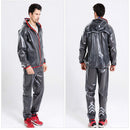 Waterproof Men Raincoat Jacket Cycling Rain Jersey L Black