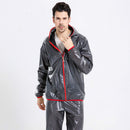 Waterproof Men Raincoat Jacket Cycling Rain Jersey S Black