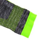 Women Girls Fashionable Breathable Sportswear Yoga Fitness Leggings Running Gym Stretch Sports Pants Capris Grey+Green