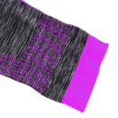 Women Girls Fashionable Breathable Sportswear Yoga Fitness Leggings Running Gym Stretch Sports Pants Grey+Purple