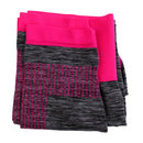 Women Girls Fashionable Breathable Sportswear Yoga Fitness Leggings Running Gym Stretch Sports Pants Grey+Pink