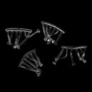 4 Frame Carp Fishing Boilie Stoppers Clear Rubber Long Hair Rig Bait Stops