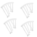 4 Frame Carp Fishing Boilie Stoppers Clear Rubber Long Hair Rig Bait Stops