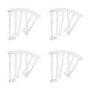 4 Frame Carp Fishing Boilie Stoppers Clear Rubber Long Hair Rig Bait Stops