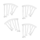 4 Frame Carp Fishing Boilie Stoppers Clear Rubber Long Hair Rig Bait Stops