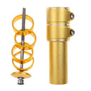 Anti-Rust Long Lasting Easy Installation Bicycle Bike Handlebar Stem Riser Lifter Height Extender Adapter Gold