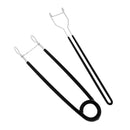 2 Pieces Fish Mouth Opener Jaw Spreader Hook Remove Saltwater Fishing Tool Set Kit