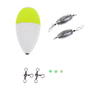Fishing Tackle Tool Set Fishing Float Bobbers/Rolling Swivels/Lead Sinkers