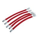 5Pcs Bicycle Inflator Inflating Hose Bike High-pressure Pump Extension Hose