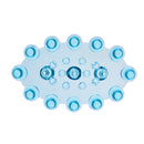 Portable Foot Massage Cushion Lightweight Reflexology Board Foot Care Blue