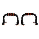 1 Pair Push Up Stands Rack Home Fitness Equipment Anti Slip Chest Training Equipment Steel I-shaped Push Up Bracket Fitness
