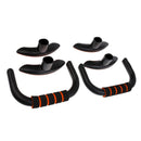 1 Pair Push Up Stands Rack Home Fitness Equipment Anti Slip Chest Training Equipment Steel I-shaped Push Up Bracket Fitness