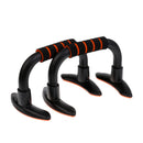 1 Pair Push Up Stands Rack Home Fitness Equipment Anti Slip Chest Training Equipment Steel I-shaped Push Up Bracket Fitness
