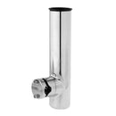 Stainless Steel Boat Kayak Clamp On Fishing Rod Holder for Rail 1-1/4" to 2"