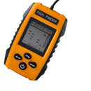Portable Fish Finder, Water Depth & Temperature Fishfinder with Wired Sonar Sensor Transducer and LCD Display