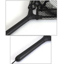 Fly Fishing Landing Net Carp Trout Soft Landing Net with Safety Line Black