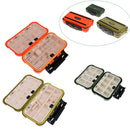 Lightweight Pocket Design Double Layer Design Fishing Tackle Box Fishing Lure Box Bait Hook Storage Case Green Size S